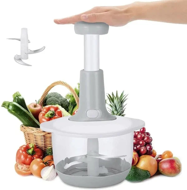 Multi-functional Vegetable Meat Grinder, Grater, Chopper – 1.5 Liter (random Color)