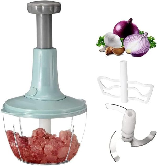Multi-functional Vegetable Meat Grinder, Grater, Chopper – 1.5 Liter (random Color)