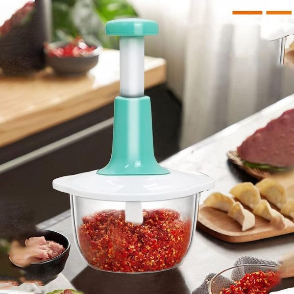 Multi-functional Vegetable Meat Grinder, Grater, Chopper – 1.5 Liter (random Color)