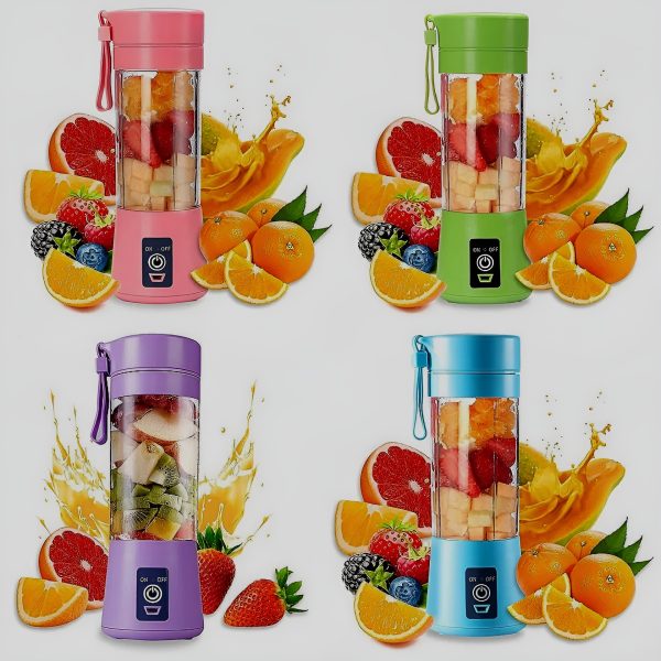 Outdoor Juicing Cup (380ml) – Rechargeable (random Color)
