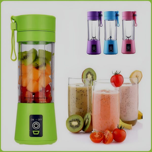 Outdoor Juicing Cup (380ml) – Rechargeable (random Color)