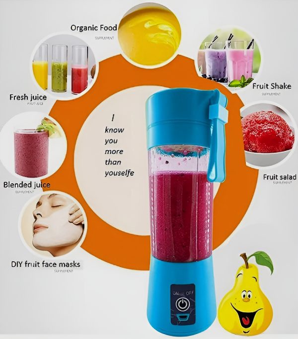 Outdoor Juicing Cup (380ml) – Rechargeable (random Color)